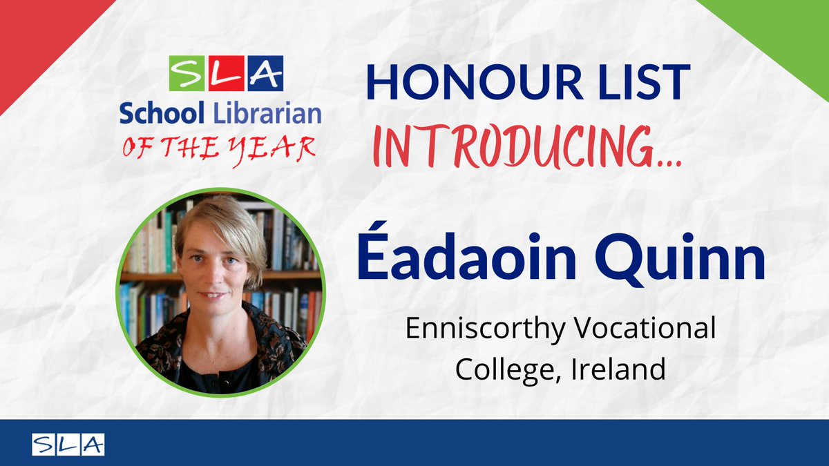 uksla's tweet image. Today we&apos;re pleased to introduce Honour Librarian Éadaoin Quinn, from @EnniscorthyVc! 🎉

Éadaoin strives to make the library relevant to all students and to give them a sense of ownership of the space. Read more about her great work here: buff.ly/3dL8CIj @enniscorthyvlib