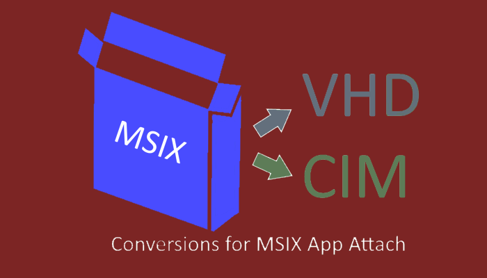 TimothyMangan's tweet image. PowerShell script for conversion of your #MSIX files to VHD and/or CIM images for MSIX #AppAttach. tmurgent.com/TmBlog/?p=3235