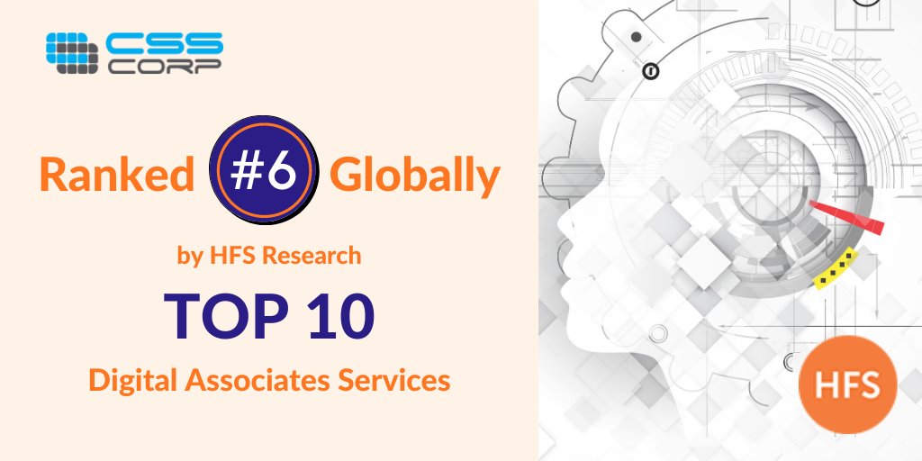 movate_inc's tweet image. #AnalystRecognition – We are proud to announce that we have been ranked #6 in the world in the HfS Research Top 10: Digital Associate Services report and #5 rank in voice of the customer category: hubs.ly/H0G-07x0
#globaltop10 #analystrecognition #digitalassistant