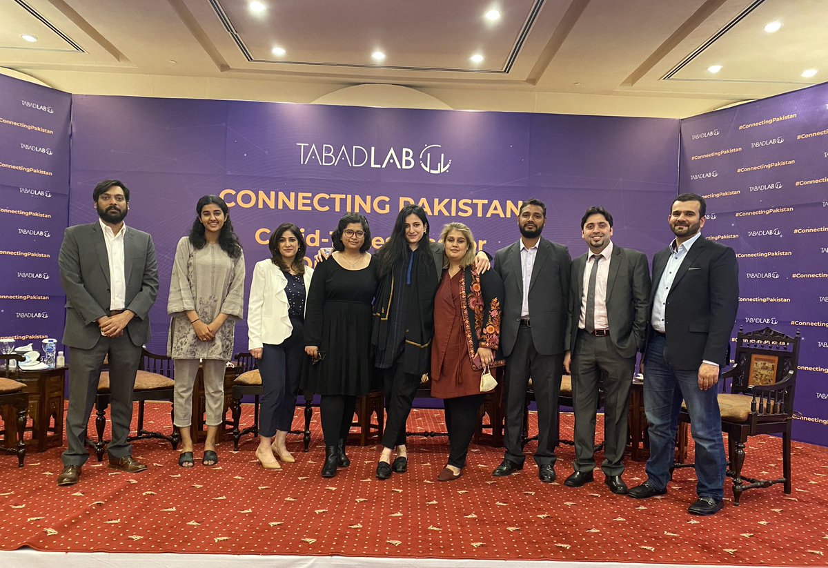 It’s a wrap. The super-smart and incredibly committed team @tabadlab without whom today’s comprehensive conversation on Pakistan’s digital conversation would not have been possible #ConnectingPakistan