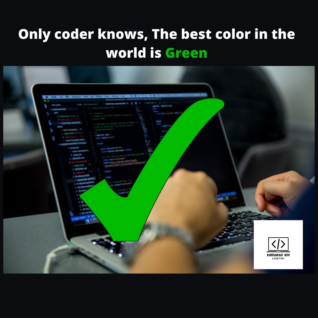 kumarankm4's tweet image. Goodbye to bugs🥳💻💻

#coder #coding #programming #code
#technology #github #git #bugs #OpenSource #freelancer #student