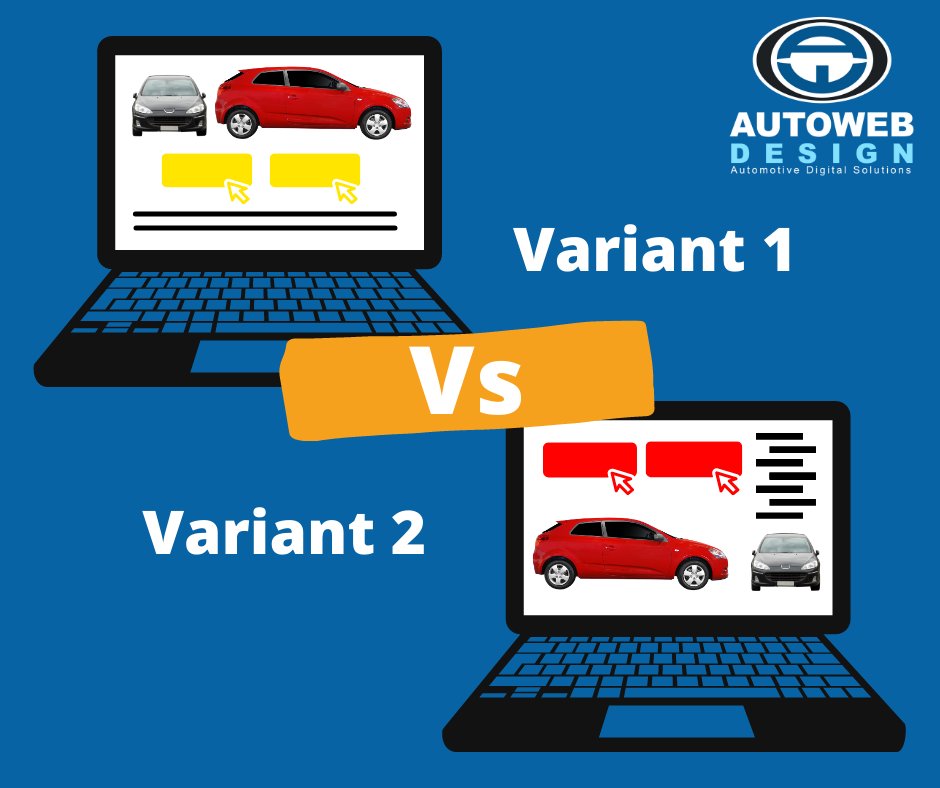 autoweb_design's tweet photo. Have you heard of A/B Testing? 

It's an on-going strategy of CRO using data and statistics to improve the website through user behaviour, to then present the most successful design for better results in the long run! 

Find out more 
sales@autoweb.co.uk / https://t.co/jjogU0wck2 https://t.co/PIjlETR7sy