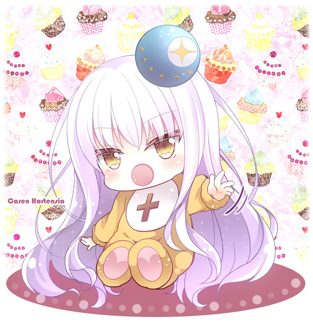 FGO「赤ちゃんカレンちゃんが個人的にツボすぎたので描きました✨?✨
#FGO 」|とこ🍎のイラスト