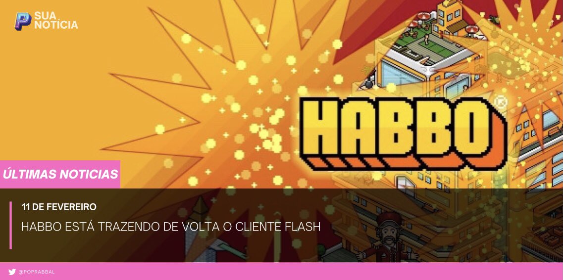PopRabbal's tweet photo. @HabboPTBR retorna com o cliente Flash que vêm com ele inspirar muitos Habbos a retornar ao jogo é mais novidades Sulake, afirmou Habbo Hotel melhor e mais satisfatório para todos. https://t.co/wVBvZZpYF4 https://t.co/D40Ou4jbbq