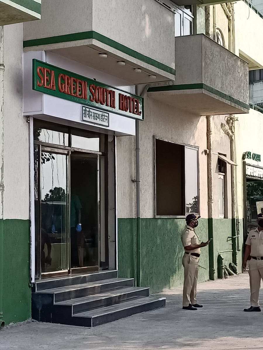 TOIMumbai's tweet image. Visuals: Dadra and Nagar Haveli MP Mohan Delkar found dead at a hotel in south #Mumbai. Police present at the spot, investigation being carried out.