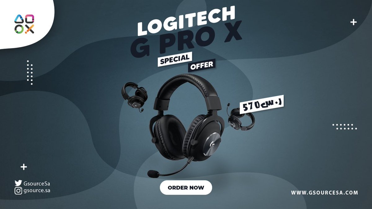 GsourceSa's tweet image. الان متوفرة سماعة Logitech G PRO X في متجر جي سورس و بسعر مميز 🤩 ، يمكنكم الطلب عبر موقعنا الالكتروني 
🔗 | gsourcesa.com 
-
متوفرة لدينا العديد من طرق الدفع و توصيل خلال فترة قصيرة و عن طريق افضل شركات الشحن 🚚 
-
سارع الشراء قبل نفاذ الكمية 😉