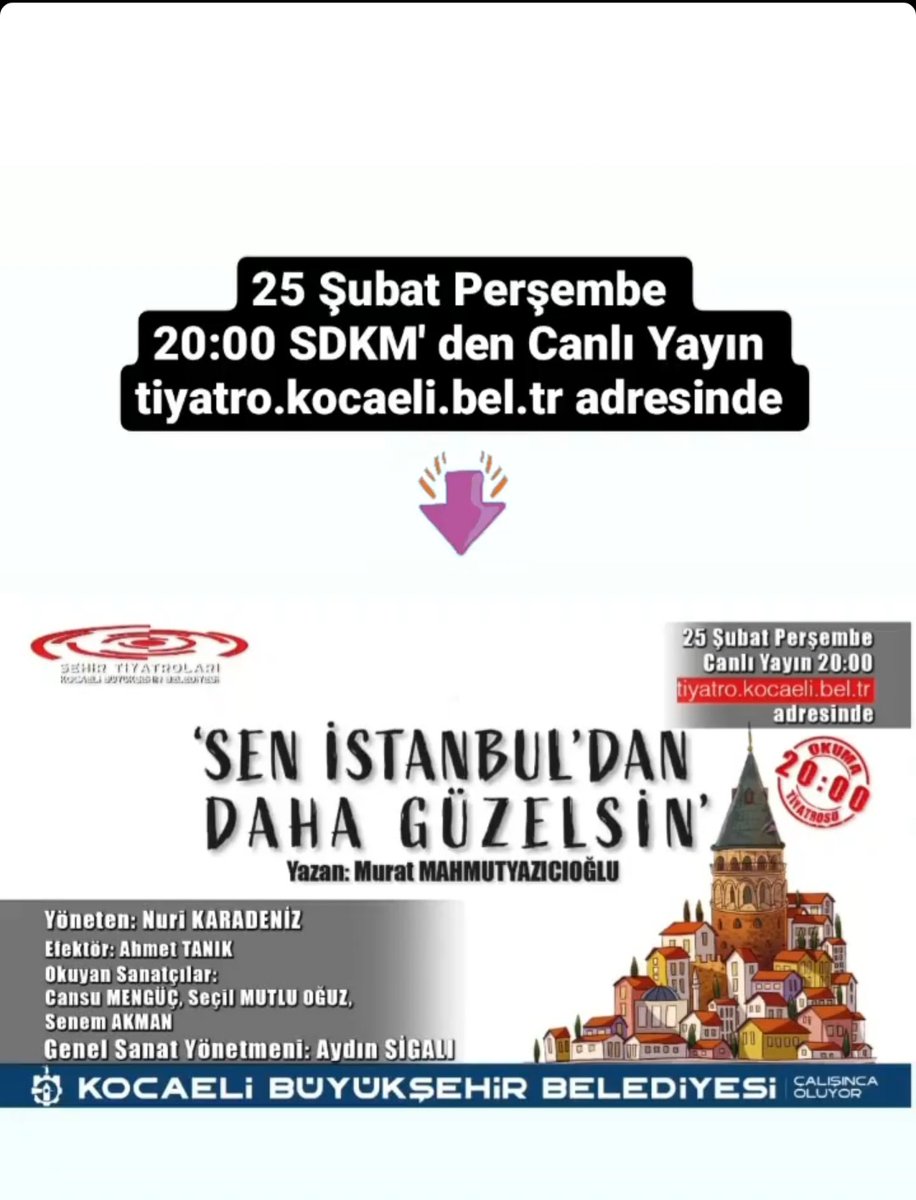 KocaeliST's tweet photo. 'SEN İSTANBUL'DAN DAHA GÜZELSİN'.
@buyuksehir153 @kocaelikltrsan1 @kocaelibld https://t.co/mjGdo2sdpY