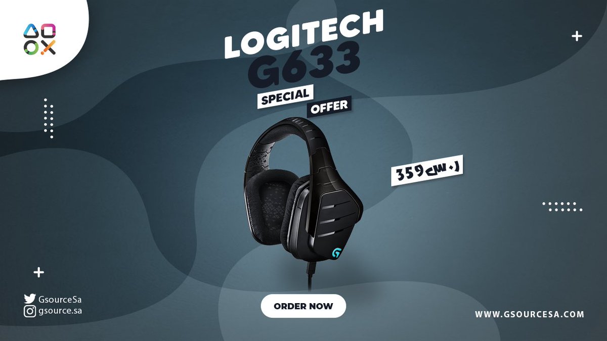 GsourceSa's tweet image. الان متوفرة سماعة Logitech G633 في متجر جي سورس ، يمكنكم الطلب عبر موقعنا الالكتروني 
🔗 | gsourcesa.com 
-
متوفرة لدينا العديد من طرق الدفع و توصيل خلال فترة قصيرة و عن طريق افضل شركات الشحن 🚚 
-
سارع الشراء قبل نفاذ الكمية 😉
