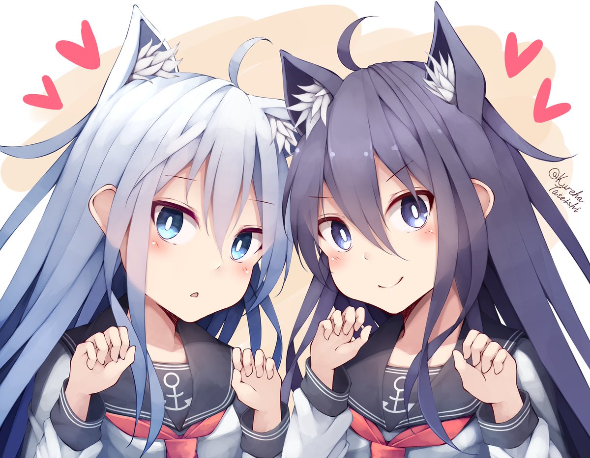 猫暁と猫響 艦これ 暁 響 猫の日 猫の日21