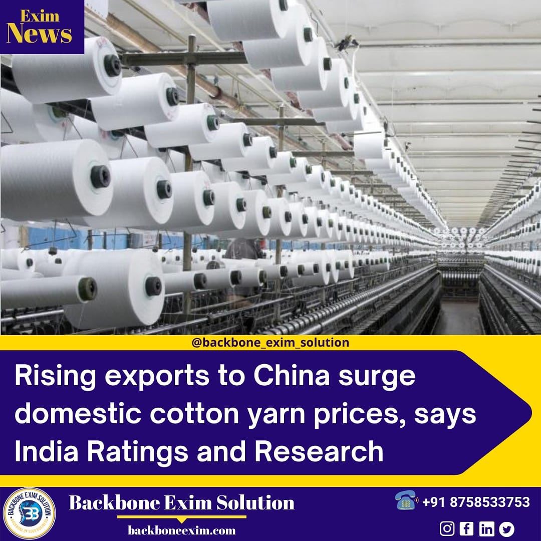 BackboneExim's tweet photo. #Eximnews 
.
.
#cotton #china #india #yarn #cottonyarn #news #exim #BusinessNews #Enterpreneur #globalbusiness #sartup 
https://t.co/wqsjQfQuKc https://t.co/RicYZBCoDZ
