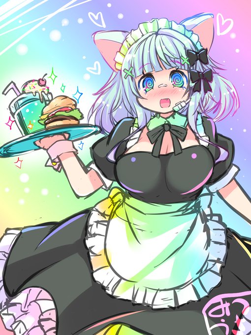 #猫の日 おっぱい! (もう一枚あったなあと思ってあげ直し) 