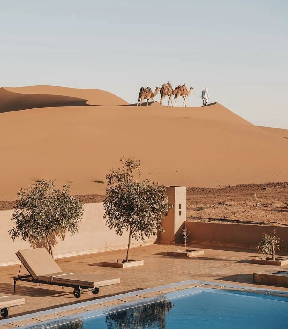 Merzouga, Désert du Sahara 🌴 
Maroc 🇲🇦
