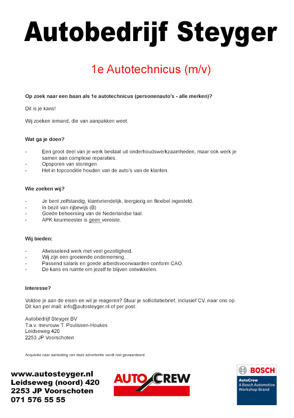 AutoSteyger tweet picture