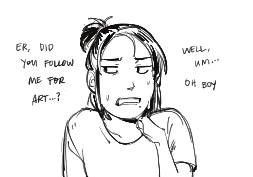 my "draws a lot" tagline is a lie lol 
