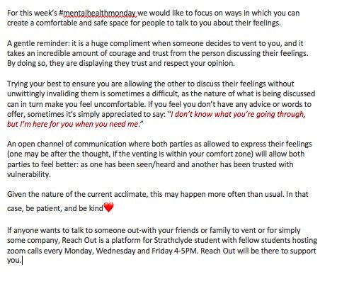 Strathclyde Psychology Society tweet media