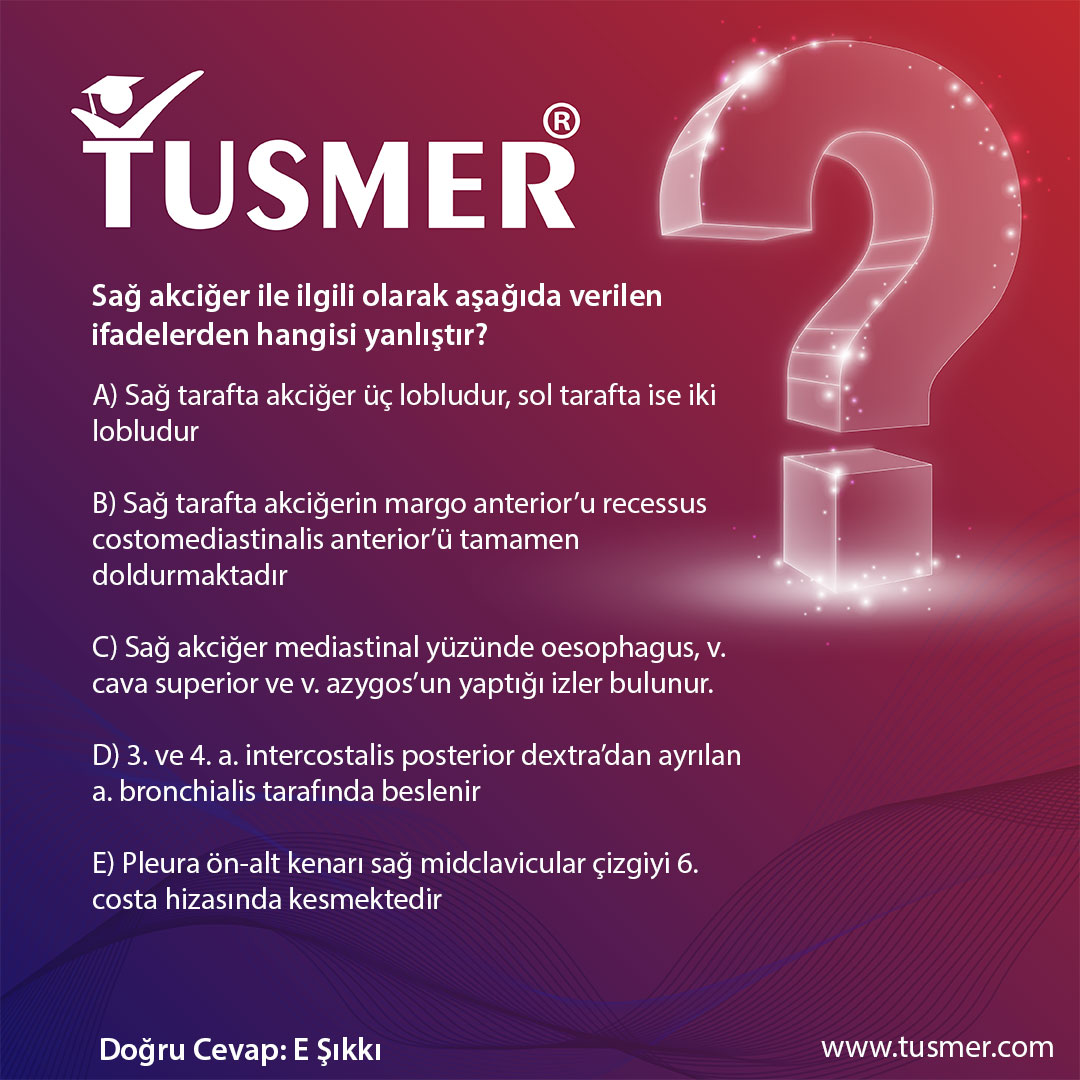 Haftanın #TUS Sorusu

Daha Fazlası için;
tursmer.com
