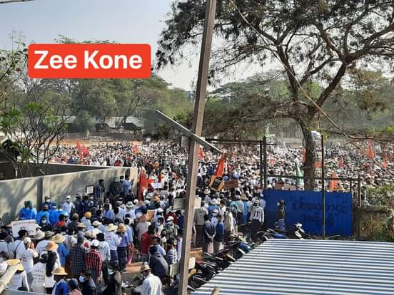 မင္းတို့ေျပာေတာ့ မဲခိုးတယ္ဆို

ျပည္သူေတြကို ထြက္ၾကည့္ပါအုံး

#အေရးေတာ္ပုံေအာင္ရမည္

Photo Crd   22,2,2021