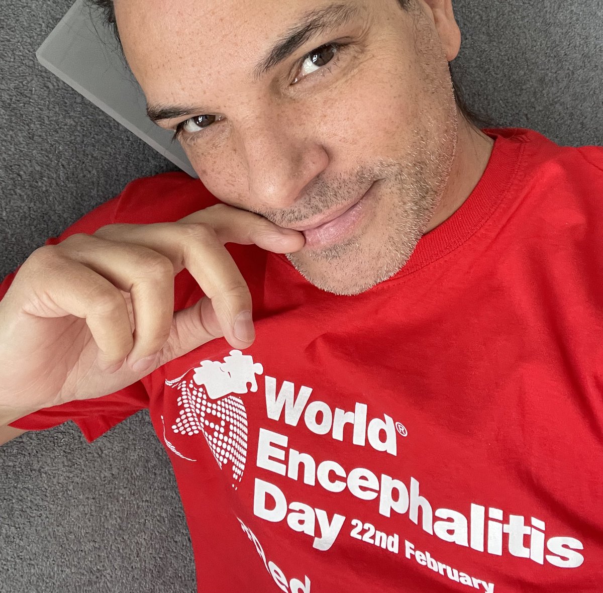 Today is World Encephalitis Day! Please wear something red and RT to raise awareness for this deadly thief of a disease. Check out the brilliant @encephalitis for info and ways to help and see the world going #red4WED ...! Thank you!! #worldencephalitisday #encephalitis