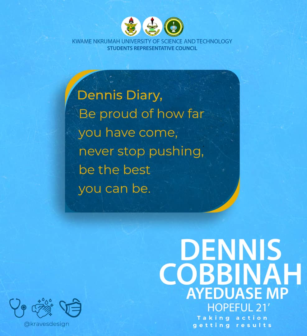 CobDennis28's tweet photo. Be proud of how far you have come, never stop pushing, be the best you can 
#TakingActionGettingResults
#AyeduaseMPhopeful'21 https://t.co/Atg0obhyze
