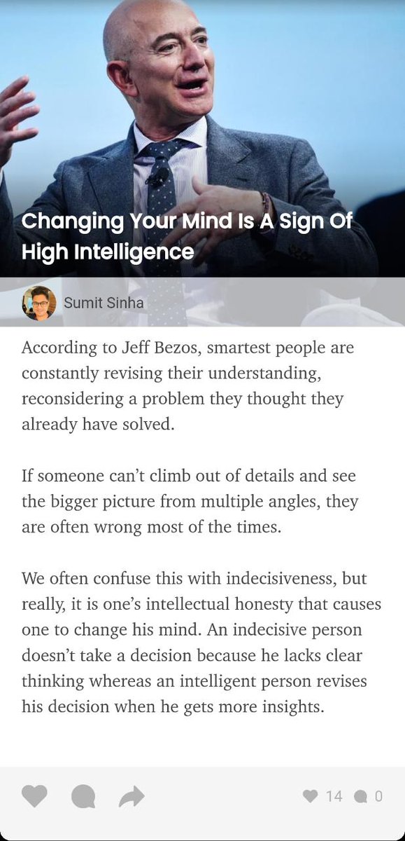 Currently Trending on Pondr: 

'Changing your mindset is a sign of High Intelligence'

To read more like this: pondr.app.link/tDxoeYuU3

#writerslift #WritingCommnunity #writingprompt #writingtips