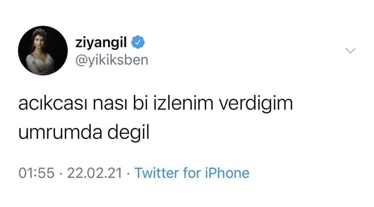 Benim de değil 🥳