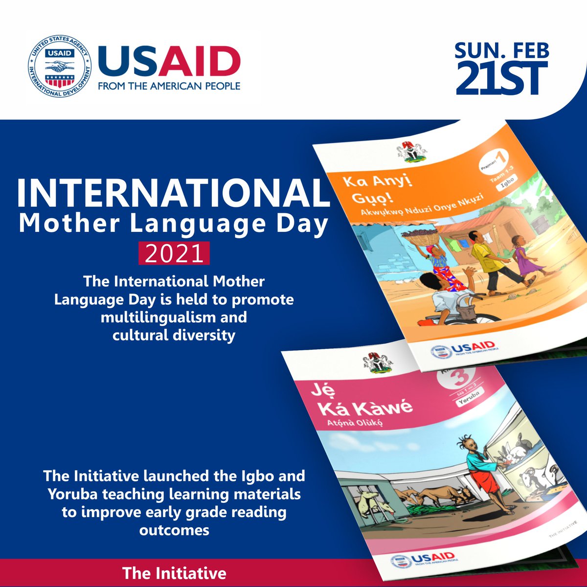 USAIDNEIPlus's tweet photo. “The use of the learner’s home language in the classroom promotes a smooth transition between home and school”. (B. Trudell 2007) 
#education #MotherTongueDay #learning #igbo #yoruba #hausa #USAID #usaidnigeria https://t.co/lPyDHMBA2z