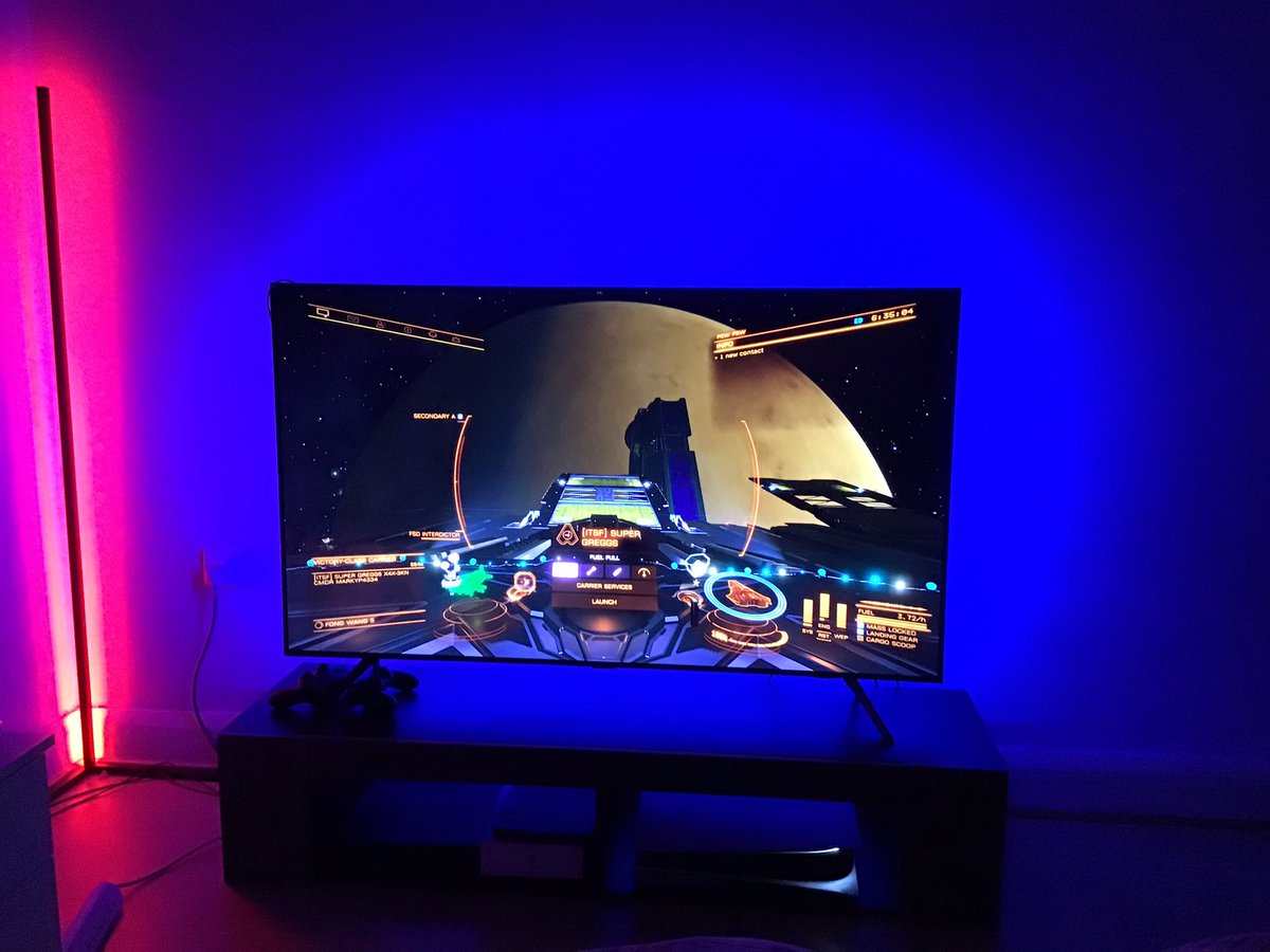 markyp4334's tweet photo. Loving the mood lighting and the ps5 https://t.co/vNgn1cjKkL