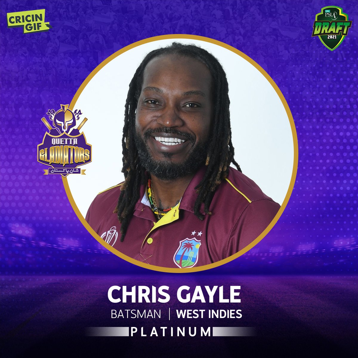 Meerab026's tweet photo. Chris Gayle or Rashid Khan
Quetta or Lahore
Whom are you supporting today?
#LQvQG #QGvLQ
#purpleforc
#WeTheGladiators
#QuettaGladiator https://t.co/zVmqZmOC8O