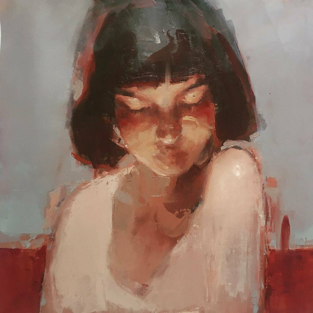 RyanDavidAhern's tweet photo. Candlelight 

#oilsketch #figurativeart #messypaint https://t.co/SUayukztQm
