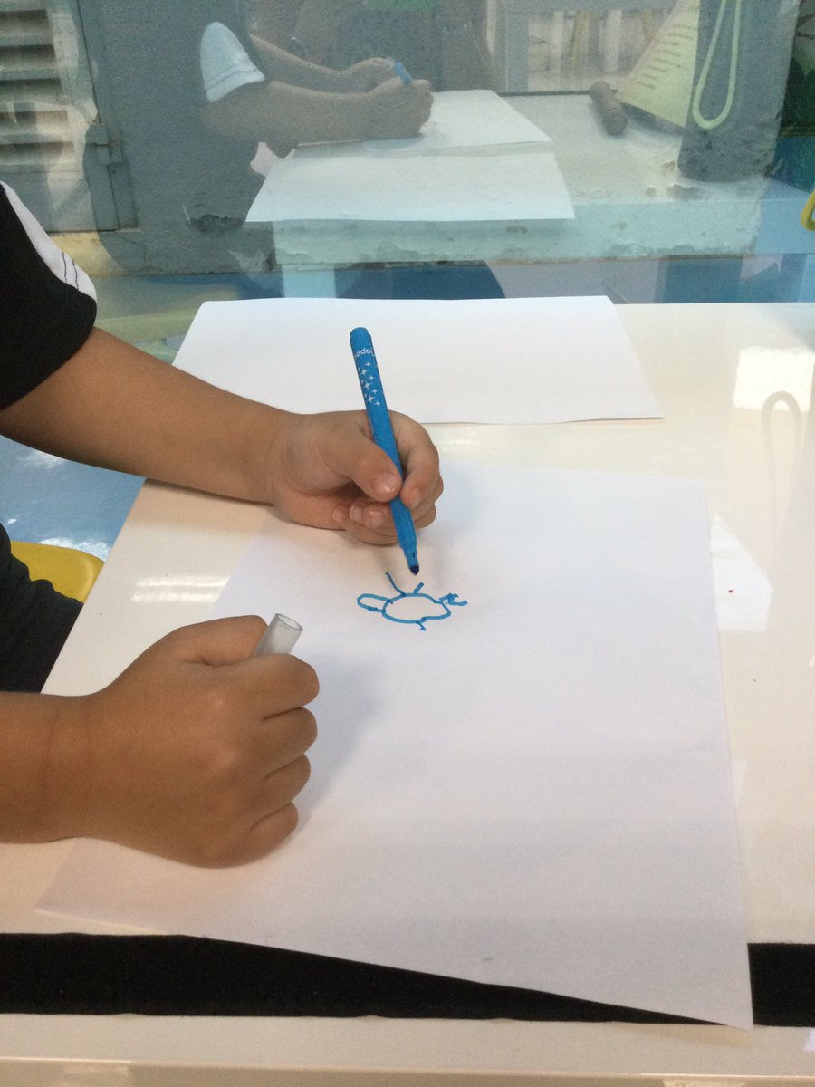 WPS_FS2's tweet image. Jad has been a “Slinky Linky Snake” this morning...he used a non fiction book to find out more about spiders, and then drew this picture of a spider on a web! #WPSFSLiteracy #FS2B