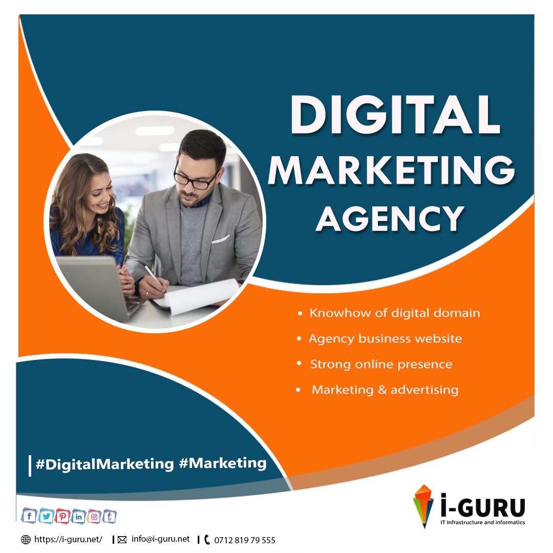 iguruinfra's tweet photo. DIGITAL MARKETING AGENCY
Knowhow of digital domain
Agency business website
Strong online presence
Marketing &amp; advertising
Contact us: - +44 330 001 5347, info@i-guru.net
Visit:- https://t.co/ET1Zi8Mxuz
#DigitalMarketing #Marketing https://t.co/RNTGmLwoQc
