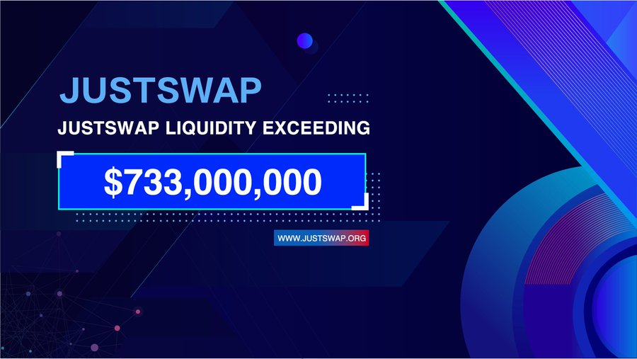 Ahura_ormazd's tweet photo. کل نقدینگی در #JustSwap از $733 میلیون عبور کرد! !👏
💱با هزینه کم و سرعت بالا ، توکن های #TRON را که برای سایر توکن های #ترون در اختیار دارید سواپ کنید💰
🎓حتماً قبل از #JustSwapping با دقت تحقیق کنید
#DeFi on #TRON 🚀
. https://t.co/sWfqZdNctc