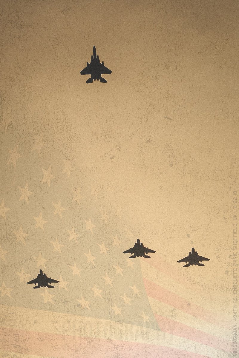 ashtownsenduk's tweet photo. 2 years on, remembering the Mi Amigo Memorial Flypast at Endcliffe Park, Sheffield, UK...

48th Fighter Wing F-15E Strike Eagles from RAF Lakenheath seen here performing the Missing Man formation.

#tonygothisflypast
@mrdanwalker
@BBCBreakfast https://t.co/vRIKRF5lBS