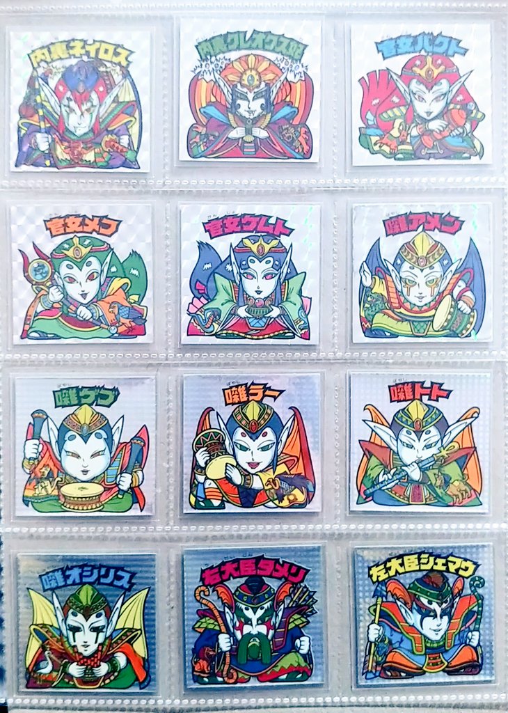 ビリーヴ Toy事業部 彫金マグネットoem受付中 旧ビックリマン第26弾後半ヘッドつづき スモーク膜を剥がした状態 全キャラいままでに登場したお守りと悪魔をルーツに持つヘッドなんですがすぐわかるキャラと見た目では全然わからないキャラがいますね