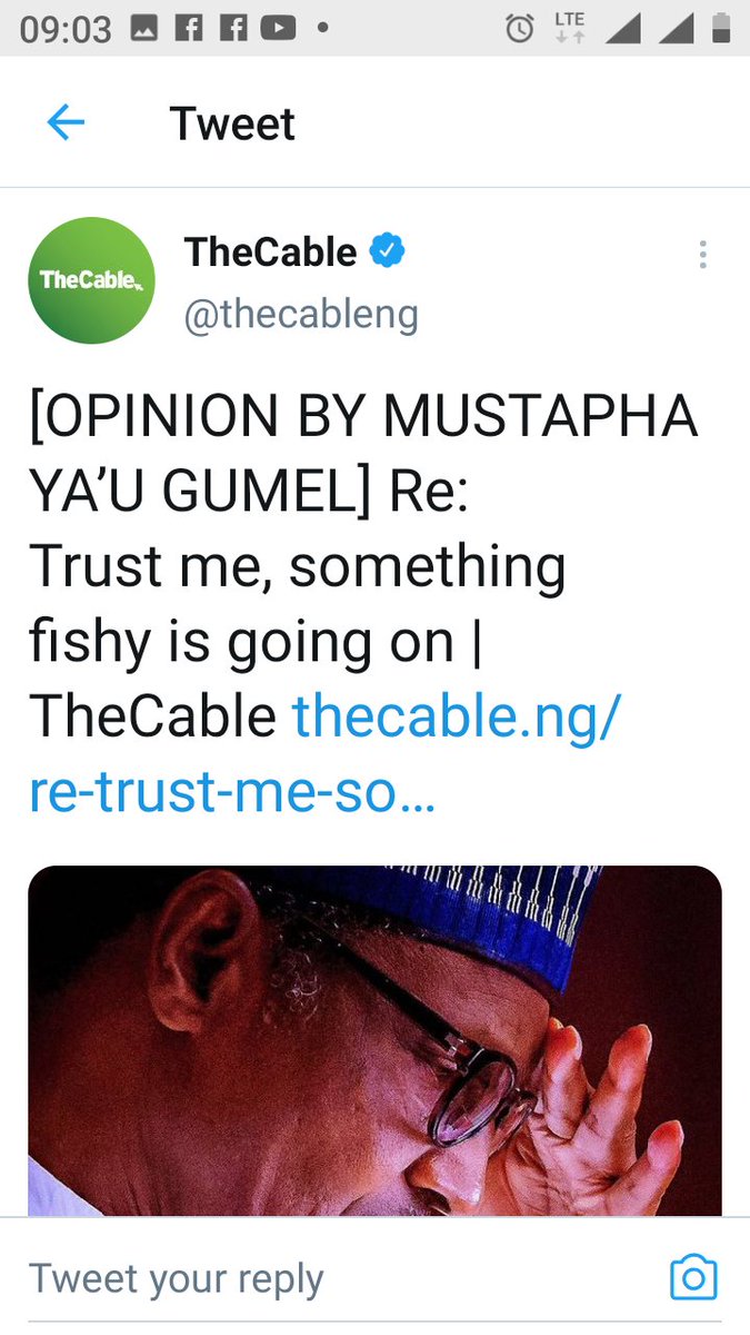 Cmryaumustapha's tweet photo. The reason Dele Momudu Blocked me last night. Are they not the Advocates of freedom of Expression? Lol!!! https://t.co/xLQyl0AR7j