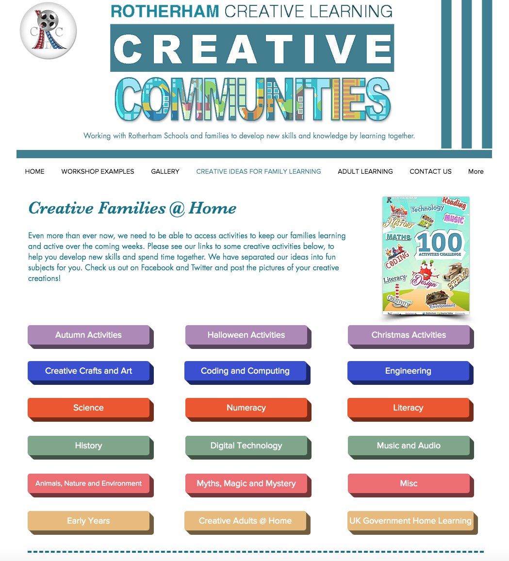 Rotherham Creative (@rotherhamcreat2) on Twitter photo Good Morning Rotherham families. Don't forget to head over to our website for lots of fun activities to do at home.
rotherhamclc.org.uk
<a href="/RoSIS_1/">RoSIS</a> <a href="/RMBCPress/">Rotherham Council</a> <a href="/RothLibraries/">Rotherham Libraries</a> <a href="/EarlyHelpRoth/">EarlyHelp Rotherham</a> @RotherhamWards <a href="/jmatschools/">James Montgomery Academy Trust</a> @NexusMat <a href="/WhiteWoodsPAT1/">White Woods Primary Academy Trust</a> <a href="/wickersleypt/">Wickersley Partnership Trust</a> Good Morning Rotherham families. Don't forget to head over to our website for lots of fun activities to do at home.
rotherhamclc.org.uk
<a href="/RoSIS_1/">RoSIS</a> <a href="/RMBCPress/">Rotherham Council</a> <a href="/RothLibraries/">Rotherham Libraries</a> <a href="/EarlyHelpRoth/">EarlyHelp Rotherham</a> @RotherhamWards <a href="/jmatschools/">James Montgomery Academy Trust</a> @NexusMat <a href="/WhiteWoodsPAT1/">White Woods Primary Academy Trust</a> <a href="/wickersleypt/">Wickersley Partnership Trust</a>