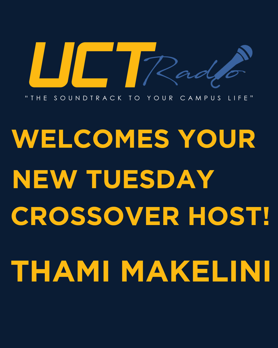 UCTRadio's tweet photo. 🚨🚨🚨NEW PRESENTER ALERT🚨🚨🚨
UCT Radio would like to introduce you to our last new #Crossover Presenter. Rounding things up, and holding it down every Thursday between 1PM-3:30PM is @mac_tamsarine !
#GetToKnowYourDJ #UCTRadio #TheSoundTrackToYourCampusLife https://t.co/nteBzSXxot