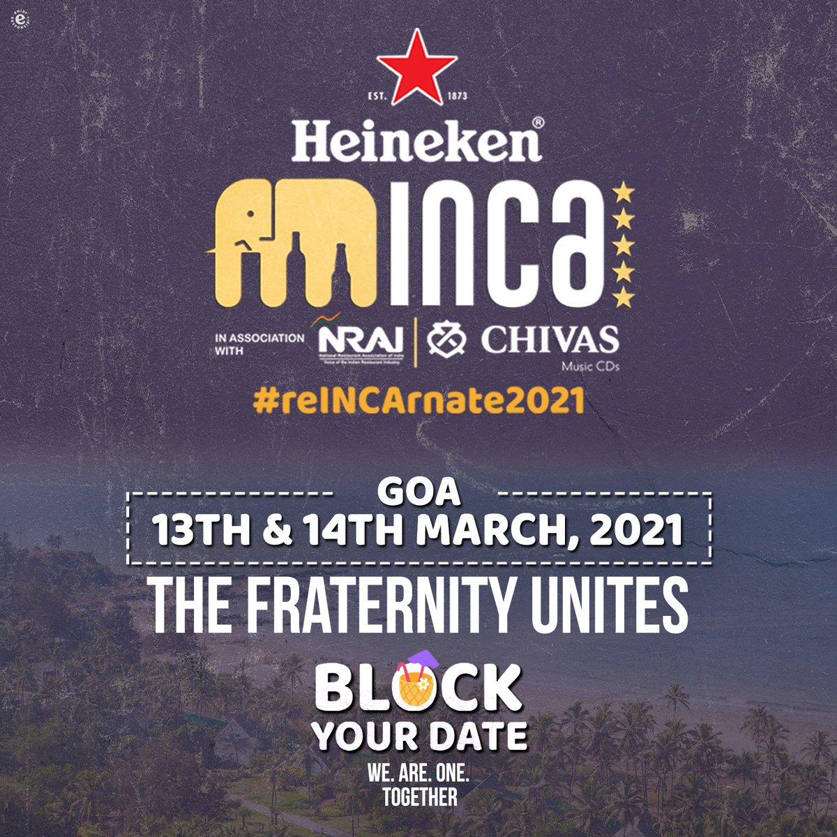 The wait is over! After a year long hiatus, the India Nightlife Convention &amp; Awards is back. See you in Goa 🏝 Spread the word. 
<a href="/NRAI_India/">NRAI</a>