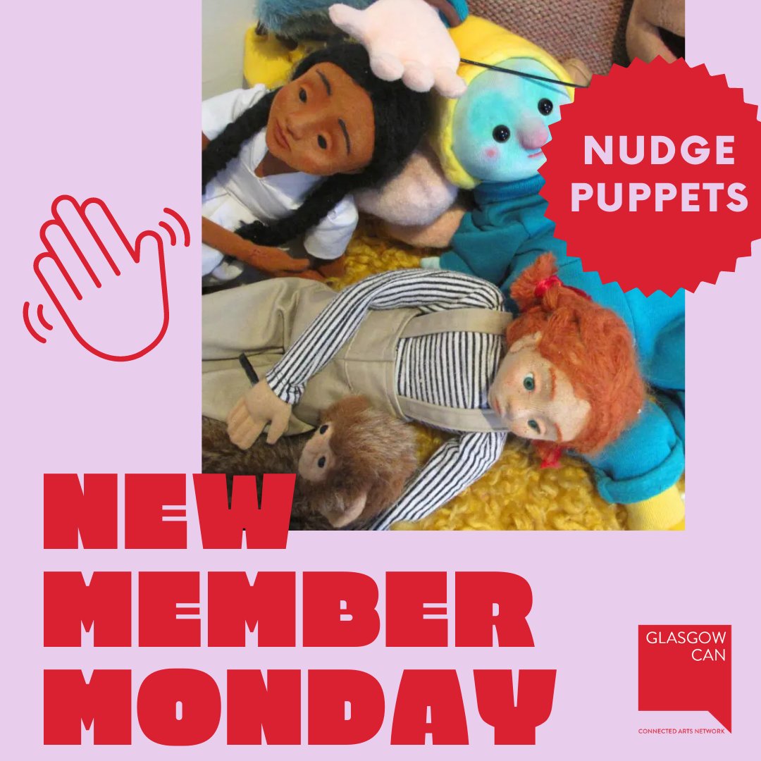 creative_gla's tweet photo. New Member Monday! 🎉⁠
⁠
We recently welcomed @nudgepuppets to our network!⁠
⁠
Ella Mackay is a puppeteer and puppet maker based in Glasgow who founded Nudge Puppets to offer a range of puppetry experiences including workshops and shows to children: https://t.co/W1Xt9OgFI9 https://t.co/yumdkzXasX