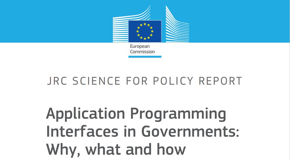 Joinup_eu's tweet image. 💻What is the role of #APIs in the context of governments’ #DigitalTransformation❓

📒This #APIs4dgov report presents:
🟢The status of APIs adoption in governments
🟢Their value, opportunities &amp;amp; challenges 
🟢A potential roadmap for their adoption
⬇️👉bit.ly/3rw3AEe