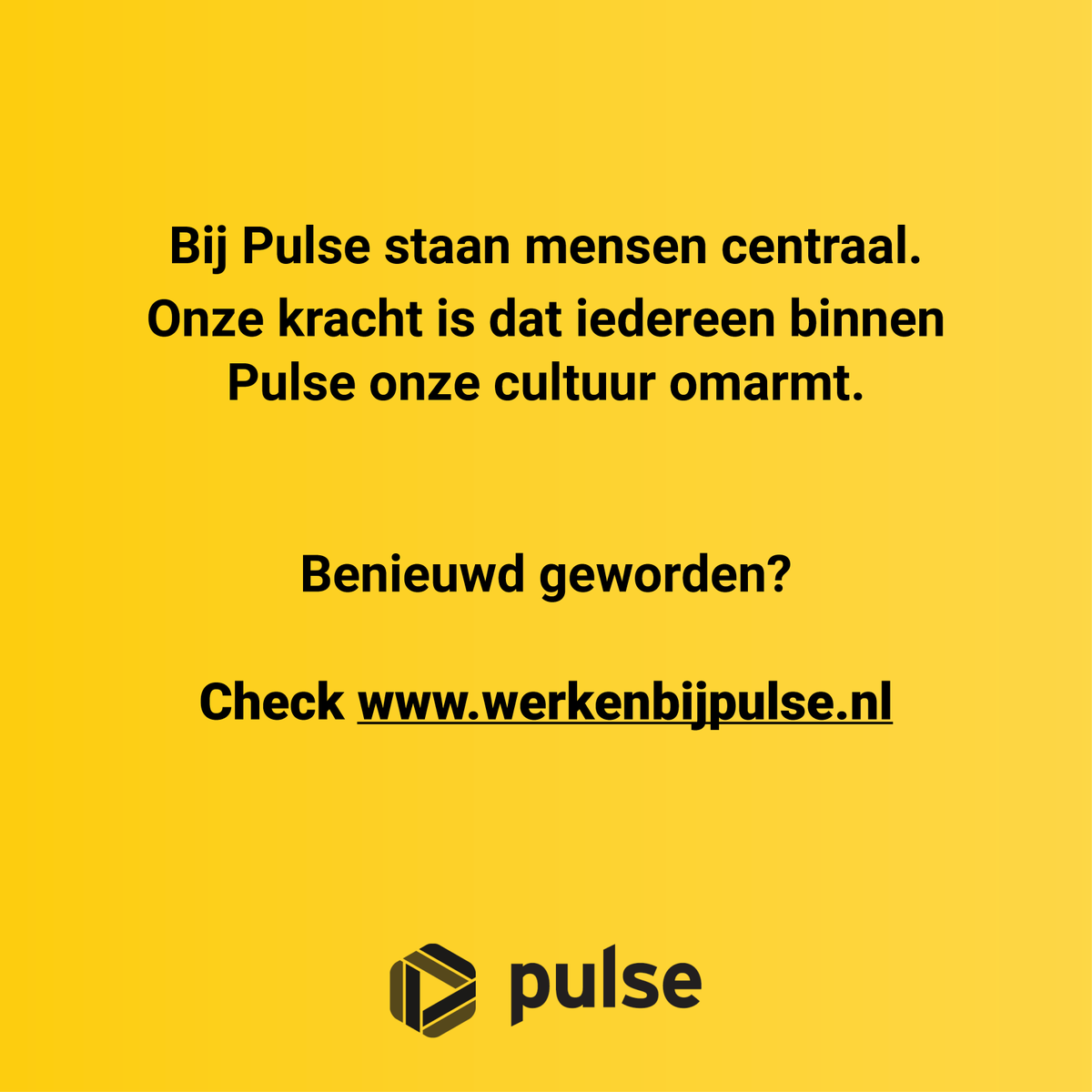 WerkenbijPulse's tweet photo. Jaarlijks toetsen we de bevlogenheid van onze collega's. Op de vraag "Wat maakt werken bij Pulse zo leuk?" kwamen de volgende antwoorden 👇🏼

Benieuwd geworden? Check https://t.co/4Ao9r56Zkj voor meer verhalen van onze collega's!

#passionate #together #challenging #werkenbijPulse https://t.co/hI8vCO2szh