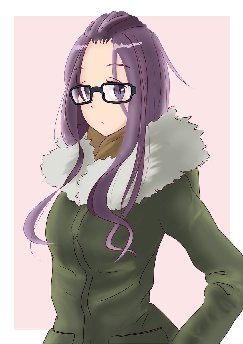 Sin على تويتر Pixivのブックマークで初の3桁超えが桜とは D 再掲 メガネ差分と下書き ゆるキャンd