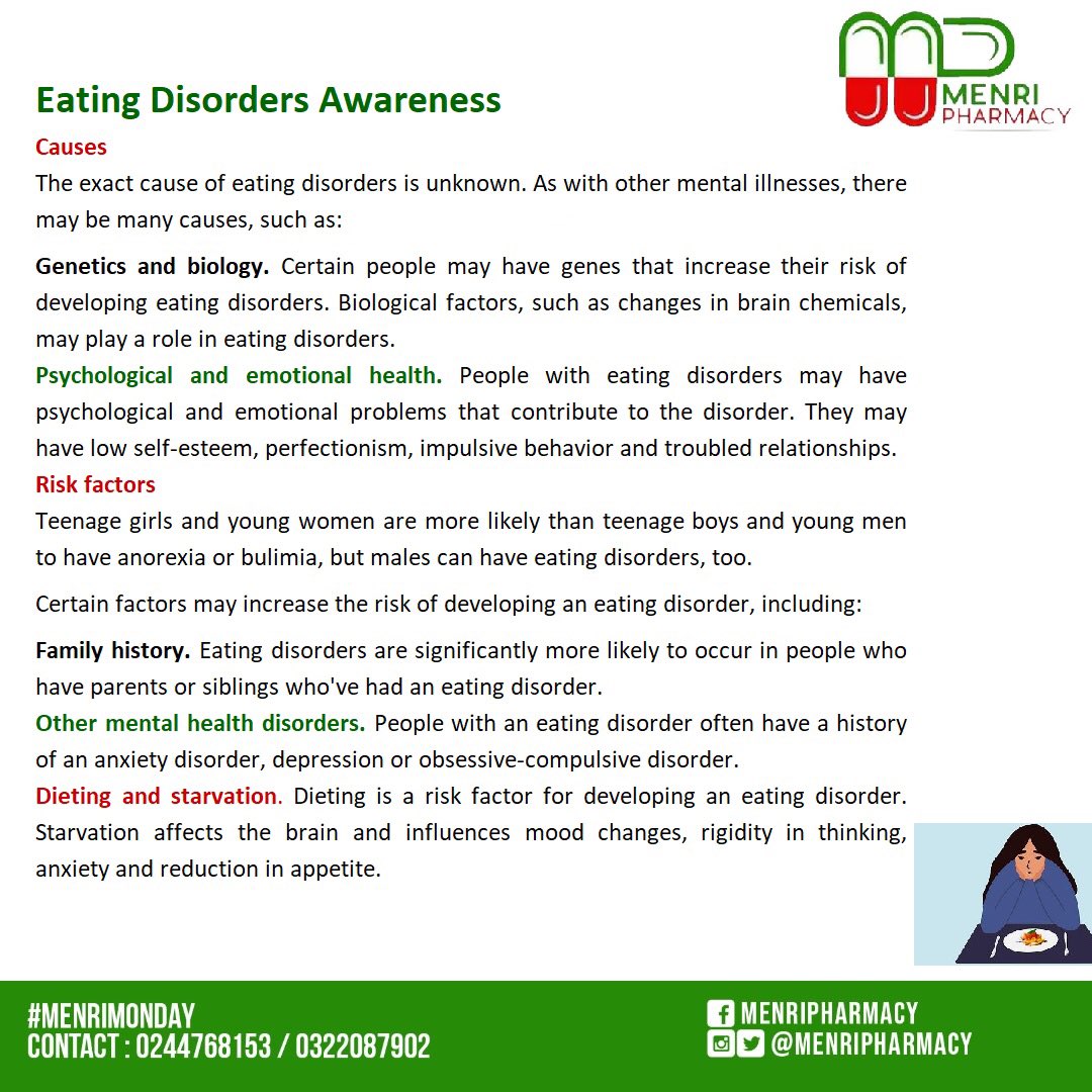 #MenriMonday 

#EatingDisordersAwareness