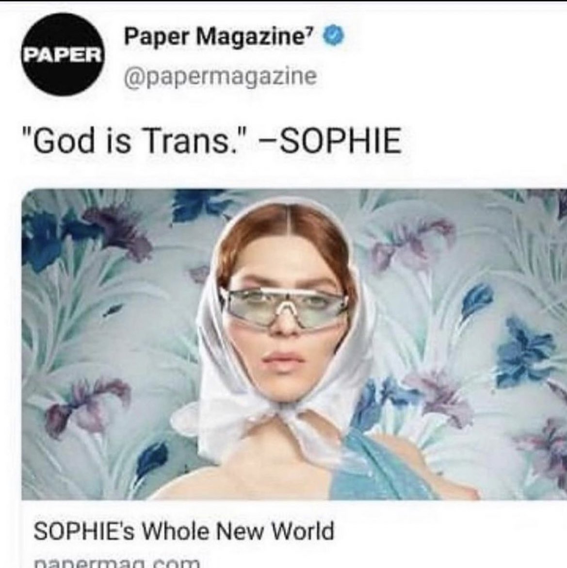 SOPHIE's Whole New World - PAPER Magazine