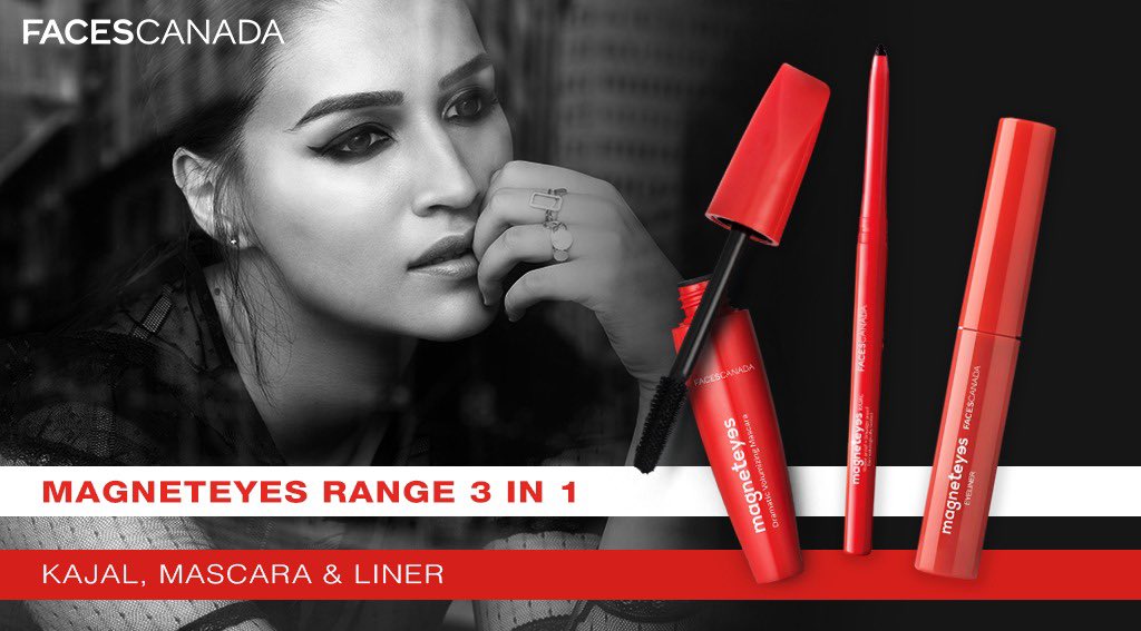 facescanada's tweet photo. Let your eyes do the talking! 
Recreate the eyeconic look using the perfect trio of Magneteyes Kajal, Eyeliner and Mascara. Head to the link in bio to grab yours, today!

https://t.co/RbaVeGyQLJ

#FacesCanada #ForAllYourFaces #FacesCosmetics #Beauty #GlamUp #Kajal #Liner #Mascara https://t.co/2L7Ph4XwIF
