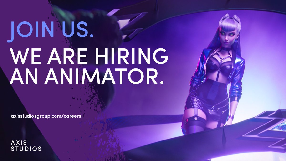 Axis Studios are looking for a talented Animator to work on a range of feature animated projects. This role requires the creation of high-quality character or creature animations for ongoing projects.

Apply now: ow.ly/BhNO50DAJUG

#animationjobs #animation #hiring