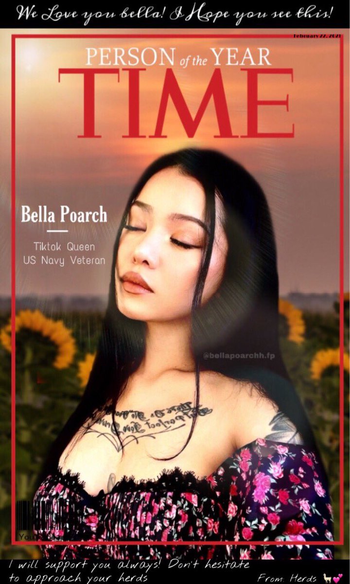 Bella's First New Time magazine is now Officially released. Got to my Instagram to view full image. @bellapoarch  #bellapoarch #TimeMagazine #Magazine #Magazinecover #herd #supporters #lilalpacas #cover #art #tiktokqueen #Top3 #fanart #FanMade #TikTok #love #care #queen