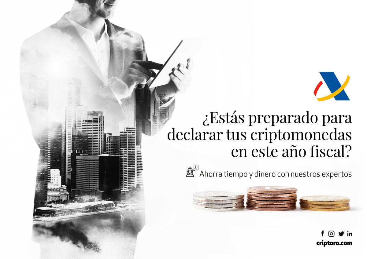 Jesussbermejo's tweet image. Se acerca la declaración de la renta. Si necesitas alguna consulta sobre criptomonedas, ponte en contacto:
fiscal@criptoro.com

#fiscal #criptoro #renta #IRPF #declacionrenta