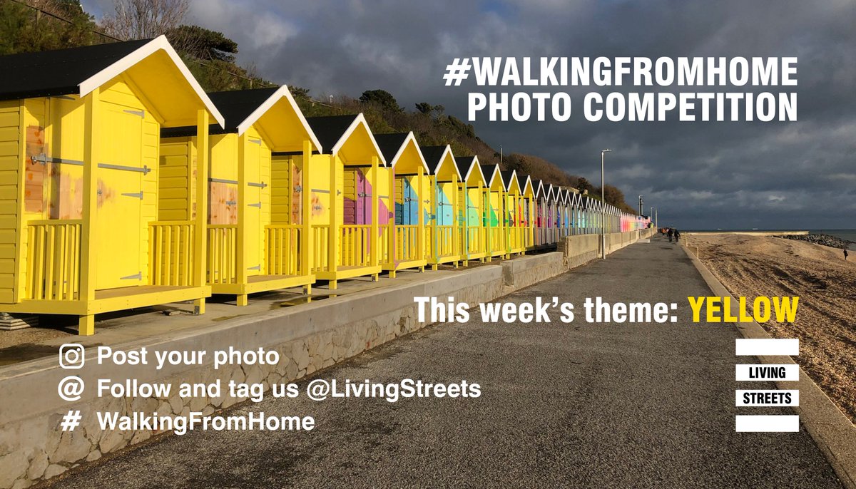 💛 Yellow symbolises optimism, energy, happiness &amp; friendship. 

📸 So, we're pretty excited that it's this week's #WalkingFromHome photo comp theme!

🙃 Spot something yellow on your walk, snap it, post it, follow &amp; tag us to enter🟨

livingstreets.org.uk/news-and-blog/…