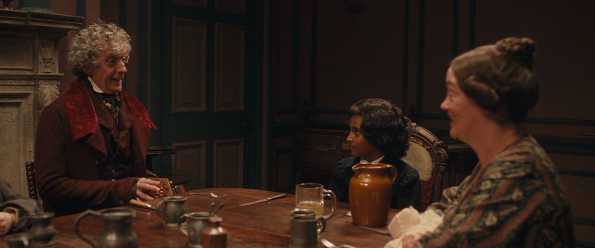 brinatello's tweet photo. The few moments #DavidCopperfield (#RanveerJaiswal/#DevPatel) had music exposure: In child/adult years, #MrMicawber (#PeterCapaldi) played his concertina, #DoraSpenlow (#MorfyddClark) sang for him, and #Steerforth (#AneurinBarnard) sang a shanty. @copperfieldfilm #MicawberMonday https://t.co/TbCQ1XOz8h